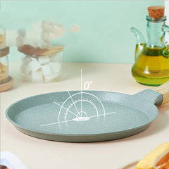 Non-stick Crêpe Stekpanna 26 cm – Pannkakspanna med Trähandtag