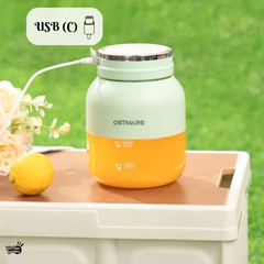 Portabel Juiceflaska med Mixer – 500ml Bärbar Smoothieflaska med Volymmarkering