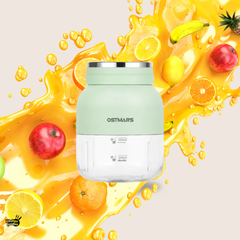 Portabel Juiceflaska med Mixer – 500ml Bärbar Smoothieflaska med Volymmarkering