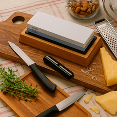 Slipsten för köksknivar – Dubbelsidig 1000/6000 Grit med halkfri bas