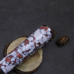 Damaskus Kökskniv med Turkos Handtag – Professionell Handgjord Kockkniv i Premium Damaskusstål