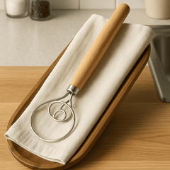 Dansk Degvisp i Rostfritt Stål – Professionell Degvisp för Bröddeg, Smet & Bakning