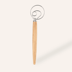 Dansk Degvisp i Rostfritt Stål – Professionell Degvisp för Bröddeg, Smet & Bakning