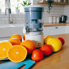 Elektrisk Citruspress – Automatisk & Handfri Apelsinpress med USB