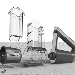 Elektrisk Grönsaksskärare – Kompakt Köksmaskin med Rivare & Hackare, Typ-C Laddning