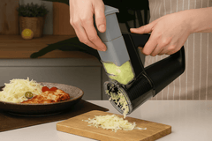 Elektrisk Grönsaksskärare – Kompakt Köksmaskin med Rivare & Hackare, Typ-C Laddning