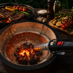 Elektrisk Grilltändare 600°C – Snabb & Rökfri Tändning av Grillkol på 60 Sekunder