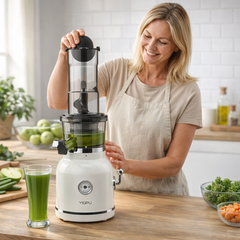 Elektrisk Juicemaskin - Kallpressad Juicepress 180W (220V)