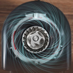 Elektrisk Kaffekvarn G3 – Professionell Kvarn för Espressokaffe & Bryggkaffe – Justerbar Malningsgrad – Svart/Silver – För Hem & Café