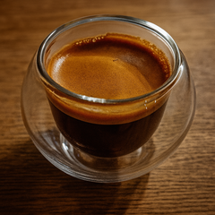 Espressokopp Glas 60 ml – Dubbelväggig Borosilikatglas Kopp för Kaffe & Espresso