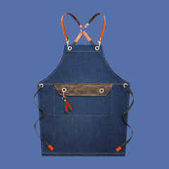 Förkläde Herr & Dam i Canvas – Justerbart Unisex Kök- & Grillförkläde med Fickor, Vattentätt & Slitstarkt