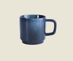 Keramiska Kaffemuggar i Vintage Stil – 300 ml, Tåligt Set i Flera Färger