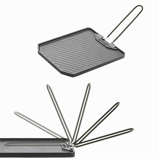 Grillpanna i Gjutjärn – Stekplatta för Induktionshäll | Robust & Elegant Design