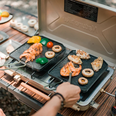 Grillpanna i Gjutjärn – Stekplatta för Induktionshäll | Robust & Elegant Design