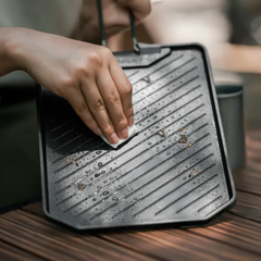 Grillpanna i Gjutjärn – Stekplatta för Induktionshäll | Robust & Elegant Design