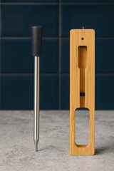 Grilltermometer Bluetooth – Trådlös, Appstyrd & Laddningsbar, för Kött & BBQ