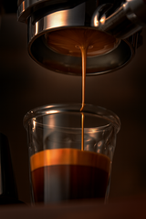 Handpress Espressomaskin i Rostfritt Stål – Pumptryck – Manuell Barista Kaffepress – Lätt att Rengöra – Kompakt Design