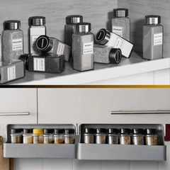 Hängande Utdragbar Kryddlåda – Smart Kryddförvaring för Köksskåp & Lådor