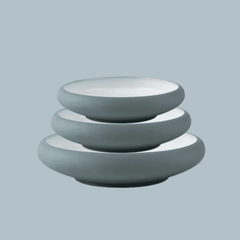 Keramik Tallrik – Matt färgad yta – Ugnsfast & diskmaskinssäker – 15/20/24 cm – Tygform-serien