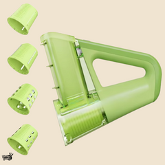 Elektrisk Grönsaksskärare – Kompakt Köksmaskin med Rivare & Hackare, Typ-C Laddning