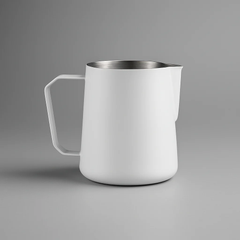 Mjölkkanna 450 ml i Rostfritt Stål – Nordisk Stil Mjölkskumningskanna för Espresso, Latte & Cappuccino