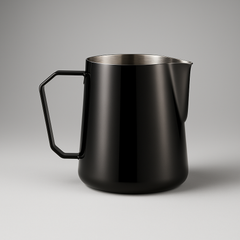 Mjölkkanna 450 ml i Rostfritt Stål – Nordisk Stil Mjölkskumningskanna för Espresso, Latte & Cappuccino