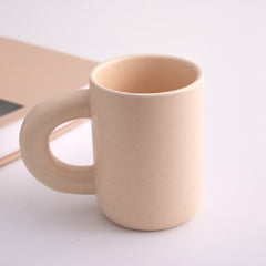 Nordisk Keramisk Kaffekopp med Handtag – Handgjord Kaffemugg i Antik INS-stil (200–300 ml)