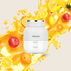 Portabel Juiceflaska med Mixer – 500ml Bärbar Smoothieflaska med Volymmarkering