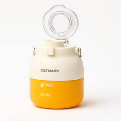 Portabel Juiceflaska med Mixer – 500ml Bärbar Smoothieflaska med Volymmarkering