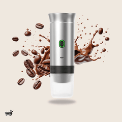 Portabel Kapselkaffemaskin – Trådlös Espresso för Kapslar & Malet Kaffe