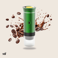 Portabel Kapselkaffemaskin – Trådlös Espresso för Kapslar & Malet Kaffe