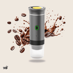 Portabel Kapselkaffemaskin – Trådlös Espresso för Kapslar & Malet Kaffe
