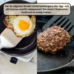 3‑i‑1 Köksredskap – Värmetålig Silikonspatel, Serveringstång för Matlagning och Grill