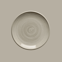 Rund porslin tallrik 23–26,5 cm – Slät yta – Gängad eller ringformad – Vit design – Tål diskmaskin