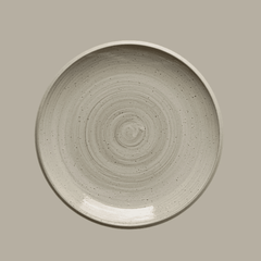 Rund porslin tallrik 23–26,5 cm – Slät yta – Gängad eller ringformad – Vit design – Tål diskmaskin