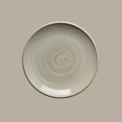 Rund porslin tallrik 23–26,5 cm – Slät yta – Gängad eller ringformad – Vit design – Tål diskmaskin