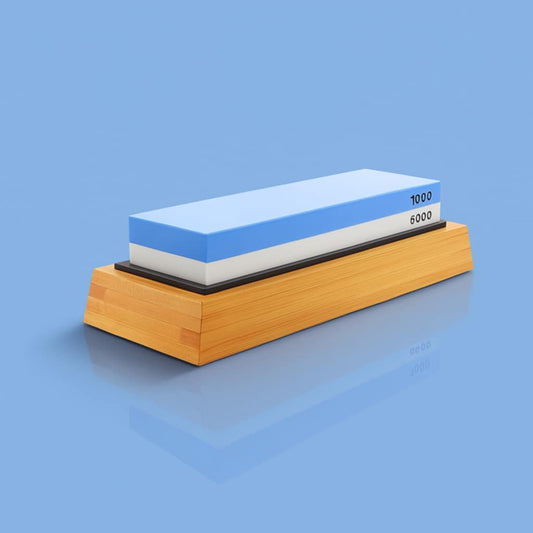 Slipsten för köksknivar – Dubbelsidig 1000/6000 Grit med halkfri bas