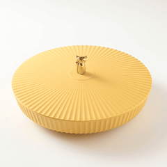 Snacksbricka med Lock – Roterbar Förvaringslåda med Fack, Multifärg