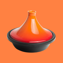 Tagine Gjutjärnsgryta 27 cm – Traditionell Marockansk Kruka för 1–4 Personer