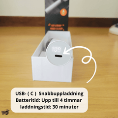 Uppvärmd Glasskopa i Rostfritt Stål med Digital Display