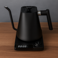 Vattenkokare 1L i Rostfritt Stål – Temperaturstyrd Elektrisk med Temperaturkontroll