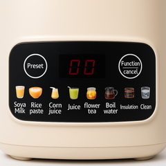 Växtbaserad Mjölkmaskin – Automatisk Maskin för Sojamjölk, Havremjölk & Mandelmjölk (1.2L)