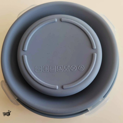 Hopfällbara matlådor i silikon – 4-pack med lufttäta lock, platsbesparande design