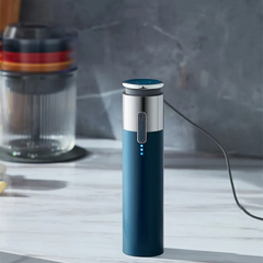 Elektrisk Vitlökshackare – Automatisk Mini Matlagningsmaskin i Rostfritt Stål (USB-laddning)