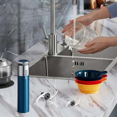 Elektrisk Vitlökshackare – Automatisk Mini Matlagningsmaskin i Rostfritt Stål (USB-laddning)