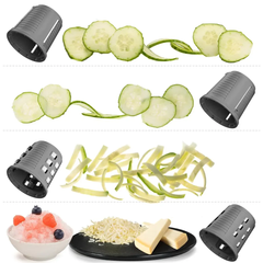 Elektrisk Grönsaksskärare – Kompakt Köksmaskin med Rivare & Hackare, Typ-C Laddning