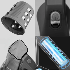 Elektrisk Grönsaksskärare – Kompakt Köksmaskin med Rivare & Hackare, Typ-C Laddning