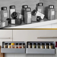 Hängande Utdragbar Kryddlåda – Smart Kryddförvaring för Köksskåp & Lådor