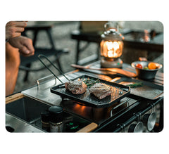 Grillpanna i Gjutjärn – Stekplatta för Induktionshäll | Robust & Elegant Design