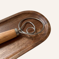 Dansk Degvisp i Rostfritt Stål – Professionell Degvisp för Bröddeg, Smet & Bakning